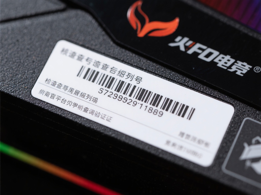 核对产品序列号
每款正品火狐电竞都有其专属序列号