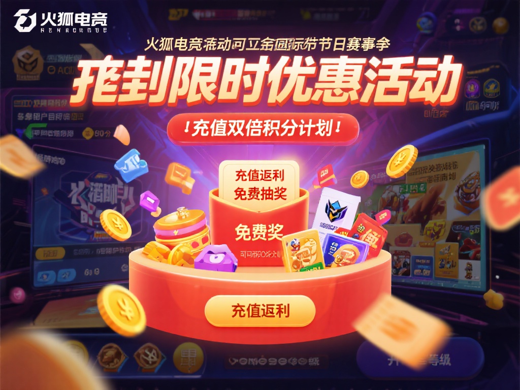 抓住限时优惠活动，领取高价值奖励
火狐电竞经常在
