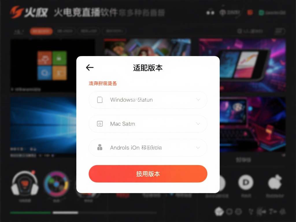 选择适配版本
火狐电竞直播软件支持多种设备，包括