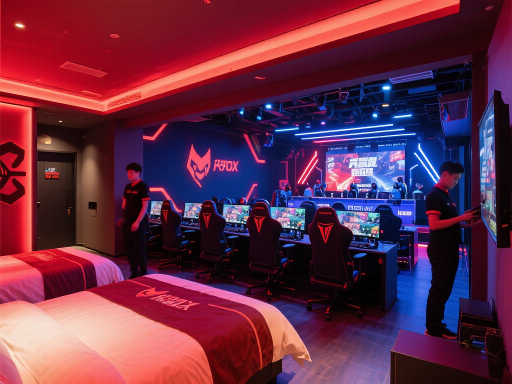 为了让住客享受全面的电竞文化体验，火狐电竞酒店还提