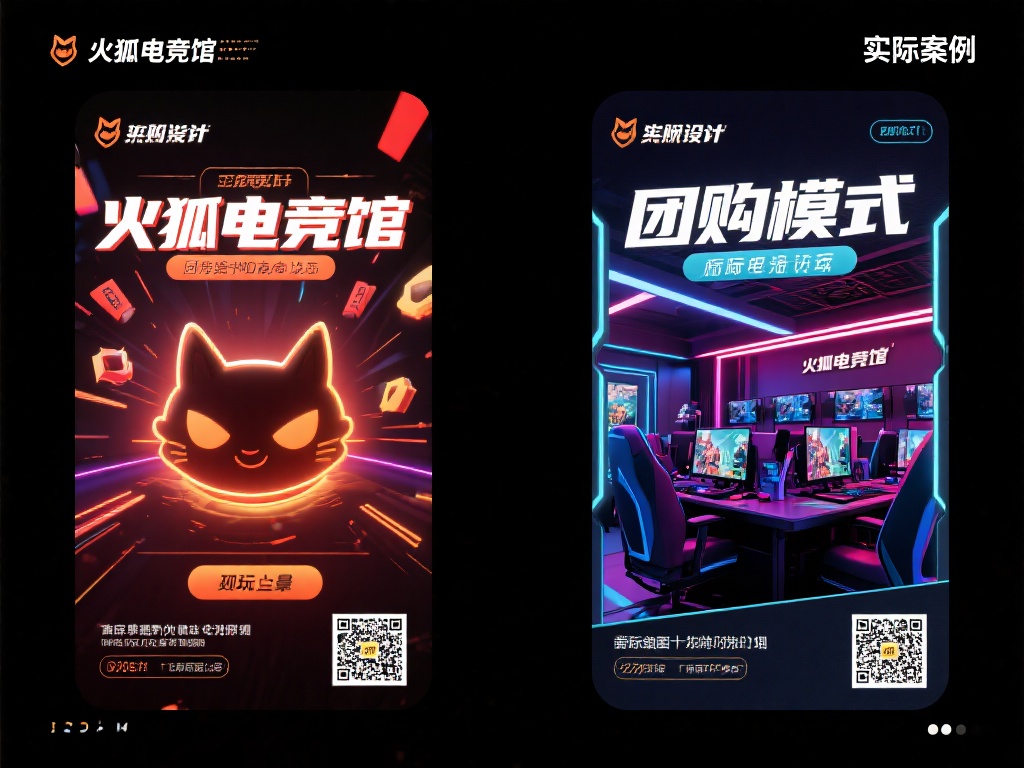 为了给玩家留下深刻印象，火狐电竞馆在团购设计上注入