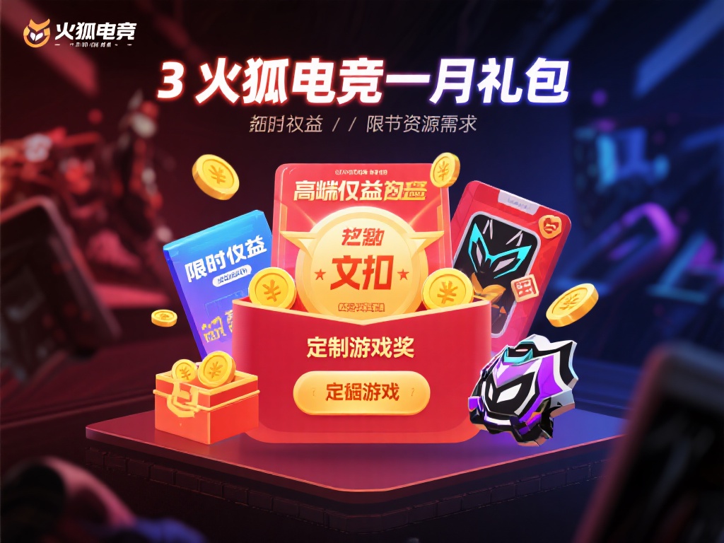 火狐电竞豪华每月礼包超值福利盛情奉献 特别是每月礼包中的限时权益,比如金币翻倍奖励、定制