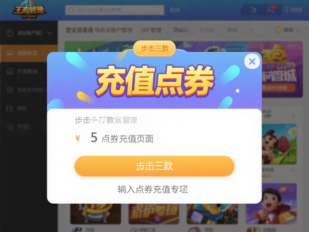 全面解析火狐电竞点券充值的方法与步骤详解 步骤二:进入点券充值页面
在登录完成后,导航至账