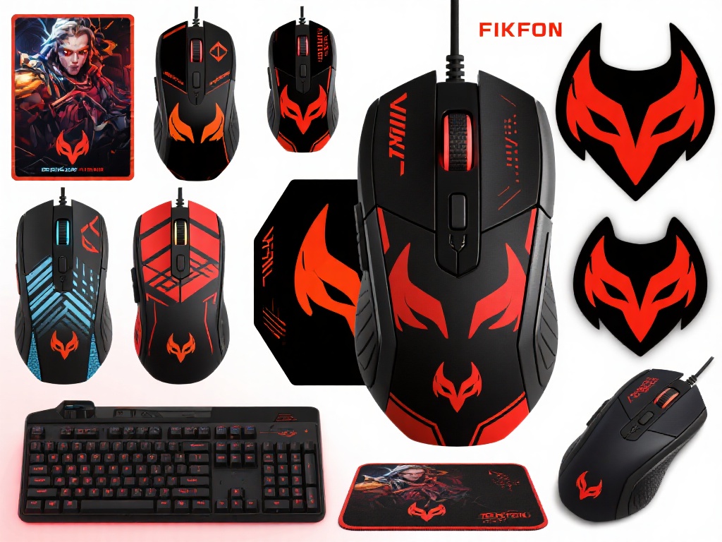 火狐电竞鼠标贴图是一种专为电竞玩家设计的鼠标外观优