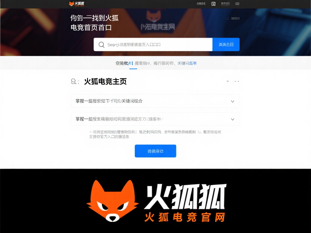 快速找到火狐电竞首页入口的有效方法 当你在寻找火狐电竞首页入口时,搜索引擎是最便捷的工