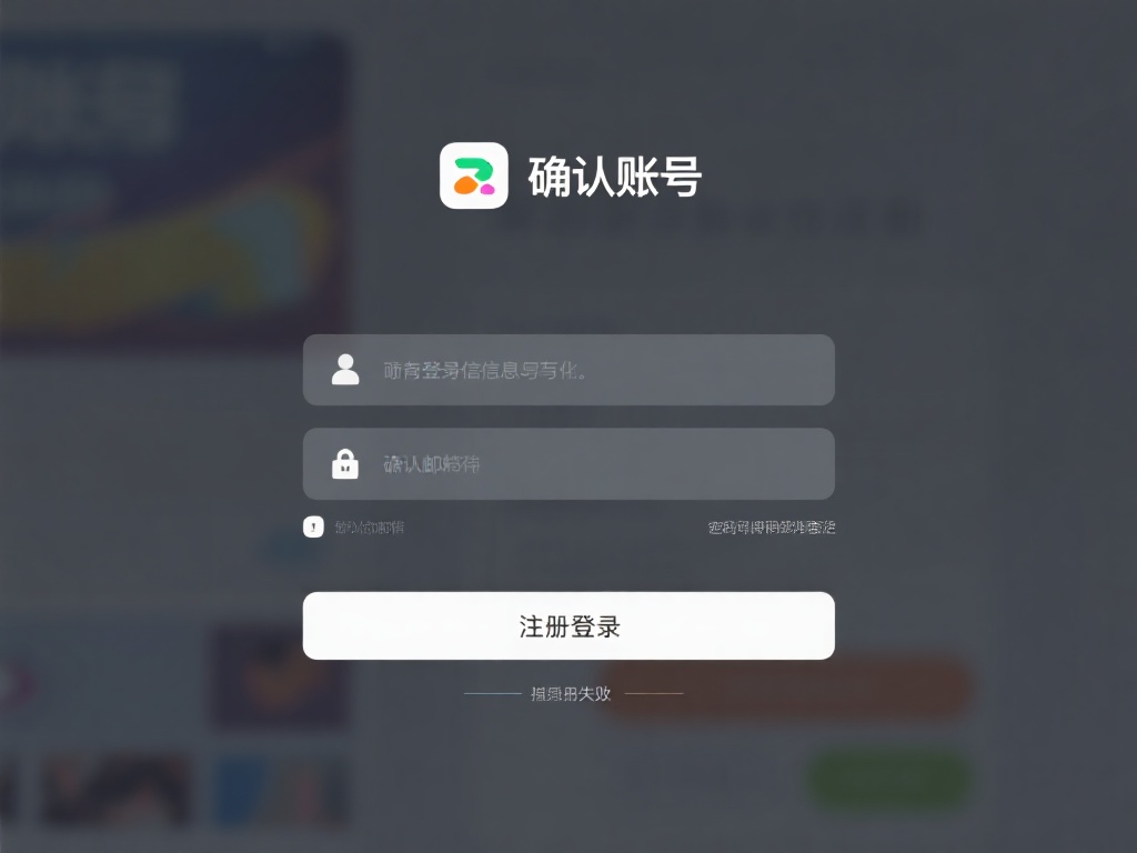 ①&nbsp;确认账号登录信息是否正确
在注册或登录时，务